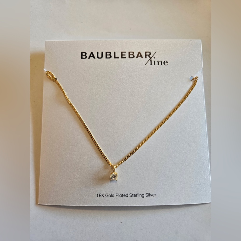 Baublebar 18K Gold Plated Sterling Silver, Cubic Zirconia